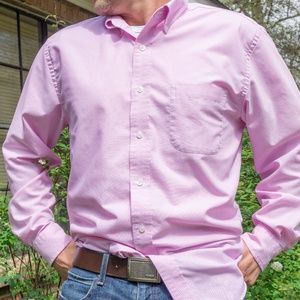 Saddlebred Easy Care Oxford Shirt (pink)